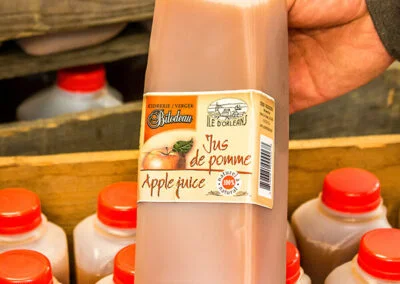 Notre délicieux et pur jus de pomme 100% naturel