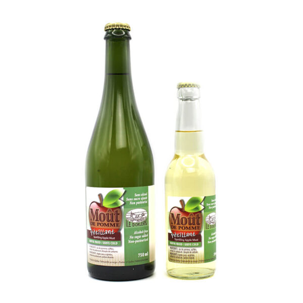Carbonated non-alcoholic apple juice