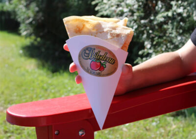 Une crêpe bien sucrée!