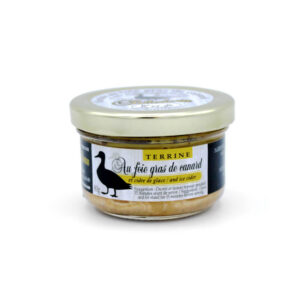 Terrine au foie gras de canard et cidre de glace